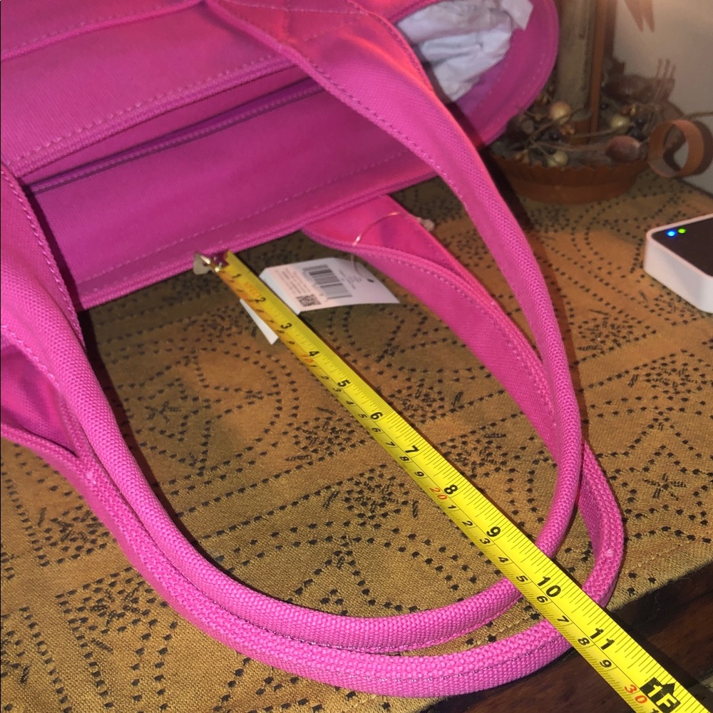 Kate Spade Jett Large Canvas Tote Magenta - Picture 11 of 13